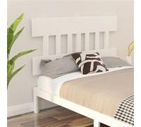 Tête de Lit Gris 143,5x3x81 cm Bois Massif de Pin Meuble de Chambre vidaXL
