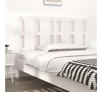 vidaXL Tête de lit blanc 125,5x4x100 cm pin massif