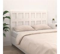 vidaXL Tête de lit blanc 125,5x4x100 cm pin massif
