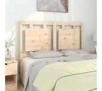 Tête de Lit Blanc 125,5x4x100 cm Bois Massif de Pin Meuble de Chambre vidaXL
