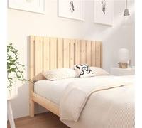 Tête de Lit Noir 95,5x4x100 cm Bois Massif de Pin Meuble de Chambre vidaXL