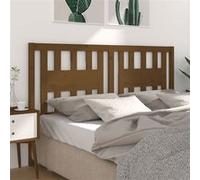 vidaXL Hoofdbord 126x4x100 cm massief grenenhout honingbruin818663 Marron G