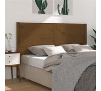 Vidaxl Tête De Lit Marron Miel 126x4x100 Cm Bois Massif De Pin Marron