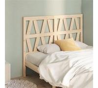 vidaXL Hoofdbord 126x4x100 cm massief grenenhout818610 Bois G