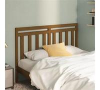 vidaXL Hoofdbord 141x4x100 cm massief grenenhout honingbruin817788 Marron G