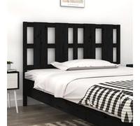 Tête de Lit Gris 145,5x4x100 cm Bois Massif de Pin Meuble de Chambre vidaXL