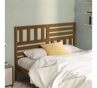 vidaXL Hoofdbord 146x4x100 cm massief grenenhout honingbruin814147 Marron G