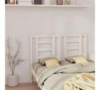 vidaXL Hoofdbord 146x4x100 cm massief grenenhout wit818821 Blanc G