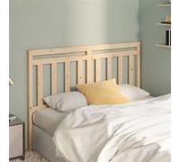Tête de Lit 146x4x100 cm Bois Massif de Pin Meuble Chambre à Coucher vidaXL