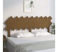 vidaXL Hoofdbord 178x3x80,5 cm massief grenenhout honingbruin819238 Marron G