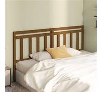 vidaXL Hoofdbord 186x4x100 cm massief grenenhout honingbruin814112 Marron G