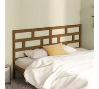 vidaXL Hoofdbord 186x4x100 cm massief grenenhout honingbruin814212 Marron G