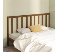 vidaXL Hoofdbord 186x4x100 cm massief grenenhout honingbruin817758 Marron G