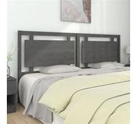 Vidaxl Tête De Lit Gris 205,5x4x100 Cm Bois Massif De Pin Multicolore