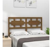 vidaXL Hoofdbord 205,5x4x100 cm massief grenenhout honingbruin818063 Marron G