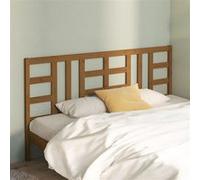 vidaXL Hoofdbord 206x4x100 cm massief grenenhout honingbruin817863 Marron G