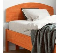 vidaXL Hoofdbord 75 cm massief grenenhout wasbruin842525 Marron G