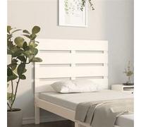vidaXL Tête de lit 75x3x80 cm en pin massif blanc