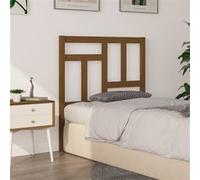 vidaXL Hoofdbord 80,5x4x100 cm massief grenenhout honingbruin818948 Marron G