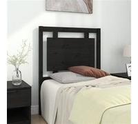 Vidaxl Tête De Lit Noir 80,5x4x100 Cm Bois Massif De Pin Multicolore