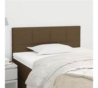 vidaXL Hoofdbord 80x5x78/88 cm stof donkerbruin346007 Marron G