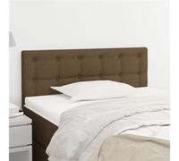 vidaXL Hoofdbord 80x5x78/88 cm stof donkerbruin346399 Marron G