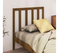 Vidaxl Tête De Lit Marron Miel 81x4x100 Cm Bois Massif De Pin Marron