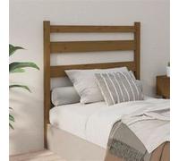 Vidaxl Tête De Lit Marron Miel 81x4x100 Cm Bois Massif De Pin Marron