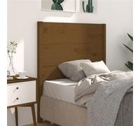 Hoofdbord 81x4x100 cm massief grenenhout honingbruin818698