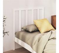 vidaXL Hoofdbord 81x4x100 cm massief grenenhout wit817716 Blanc G