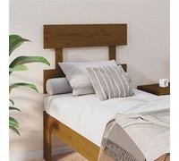 vidaXL Hoofdbord 93,5x3x81 cm massief grenenhout honingbruin819053 Marron G