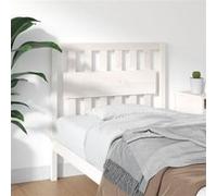 vidaXL Tête de lit Blanc 95,5x4x100 cm Bois massif de pin