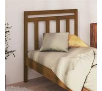 Vidaxl Tête De Lit Marron Miel 95x4x100 Cm Bois Massif De Pin Marron