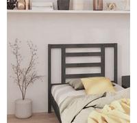 vidaXL Tête de lit Gris 96x4x100 cm Bois massif de pin