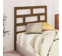 vidaXL Hoofdbord 96x4x100 cm massief grenenhout honingbruin814177 Marron G