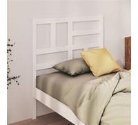 vidaXL Tête de lit Blanc 96x4x104 cm Bois massif de pin