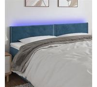 vidaXL Tête de Lit à LED Meuble de Chambre à Coucher Accessoire de Lit Double Tête de Cadre de Lit Intérieur Bleu Foncé 180x5x78/88 cm Velours Bleu https://www.fnac.com/mp48353872/vidaXL-Tete-de-lit-a-LED-Bleu-fonce-180x5x78-88-cm-Velours/w-4?oref=9afd0391-5f26-dba8-387e-a1015ee8d8c0