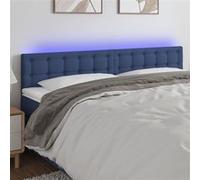 Tête de Lit à LED Gris Clair 80x5x78/88 cm Tissu Meuble de Chambre vidaXL