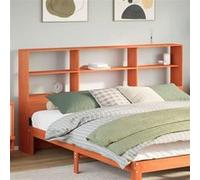 Vidaxl Tête De Lit Avec Rangement Cire Marron 180cm Bois Massif De Pin Marron