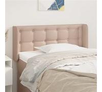 Vidaxl Tête De Lit Avec Oreilles Cappuccino 103x16x78/88 Cm Similicuir