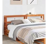 Vidaxl Tête De Lit Avec Étagères Marron Cire 180 Cm Bois Massif De Pin Marron
