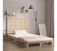 Tête de Lit Murale, Panneau de Lit, Accessoire de Lit, Meuble de Chambre à Coucher Intérieur, 156x3x91,5 cm Bois Massif de Pin