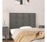 Tête de Lit Murale Panneau Chambre Blanc 206x3x91,5 cm Bois Massif de Pin vidaXL
