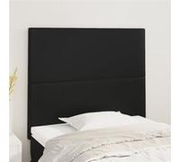 vidaXL Hoofdborden 2 st 100x5x78/88 cm kunstleer zwart3116136 Noir G