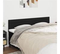 vidaXL Hoofdborden 2 st 100x5x78/88 cm stof zwart346188 Noir G