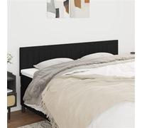 vidaXL Hoofdborden 2 st 100x5x78/88 cm stof zwart346286 Noir G