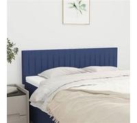 vidaXL Hoofdborden 2 st 72x5x78/88 cm stof blauw346248 Bleu G
