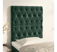 Vidaxl Têtes De Lit 2 Pcs Vert Foncé 80x7x78/88 Cm Velours Vert