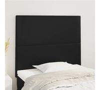 vidaXL Hoofdborden 2 st 90x5x78/88 cm kunstleer zwart3116130 Noir G