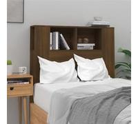 vidaXL Hoofdbordkast 100x18,5x104,5 cm bruin eikenkleur817266 Marron G